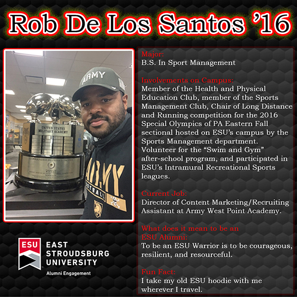 Photo of Rob De Los Santos ’16 - GOLD Highlight (January 2021) Rob De Los Santos ’16 - GOLD Highlight (January 2021)