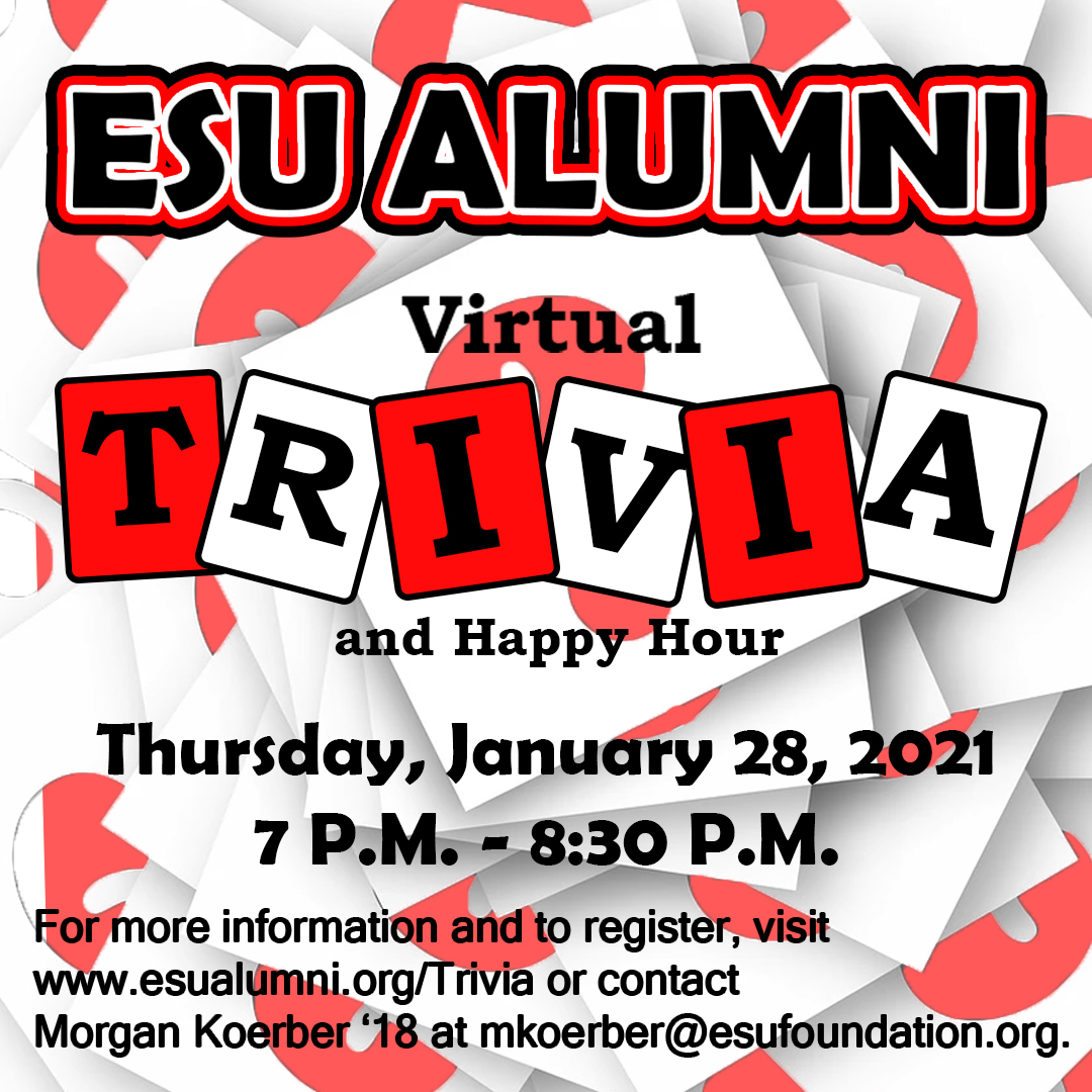 ESU Alumni Virtual Trivia and Happy Hour