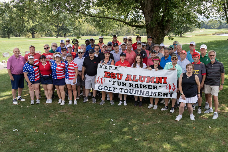 Golf participants at last year's golf outing.