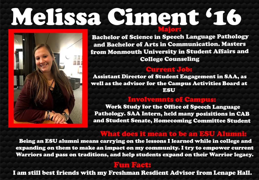 Melissa Ciment ’16