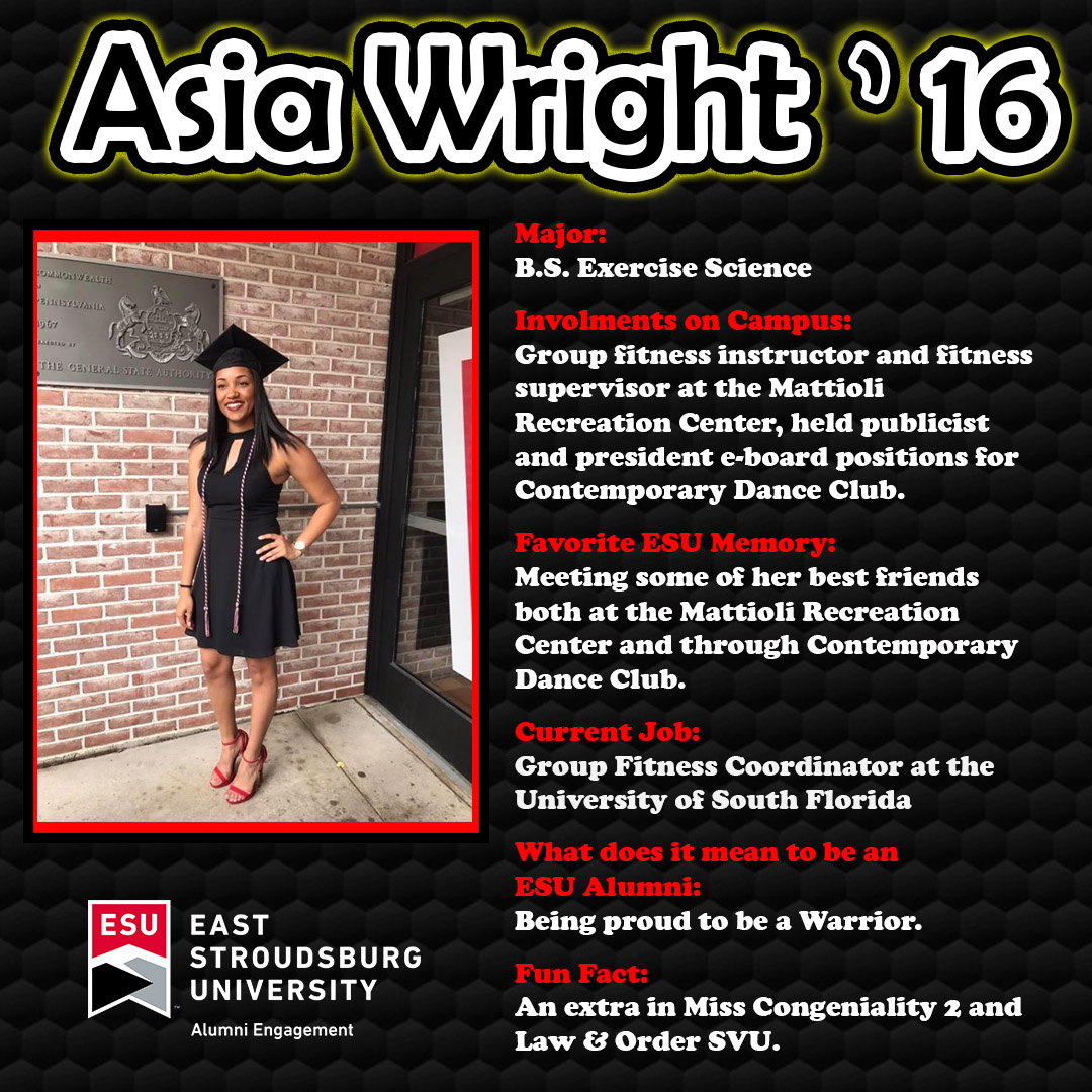 Asia Wright '16