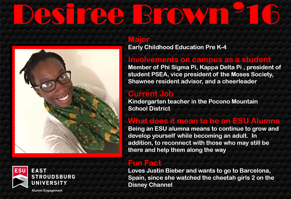 Desiree Brown '16