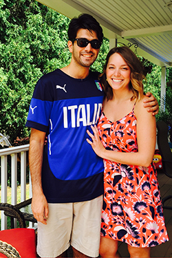 SARAH TUCCI BIANCAMANO ’10 AND VINCENT BIANCAMANO ’10 FROM NEIGHBORS TO SPOUSES