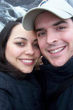 ANGELA POMPELLI BUTLER ’01 AND ROBERT BUTLER ’04 DISCOVER LOVE REALLY IS IN THE AIR AT ESU