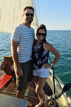 ANNIE HAMER BRIENING ’06 AND SHANE BRIENING ’05 TAKE THEIR LOVE TO KEY WEST