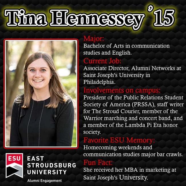 GOLD Tina Hennessey '15