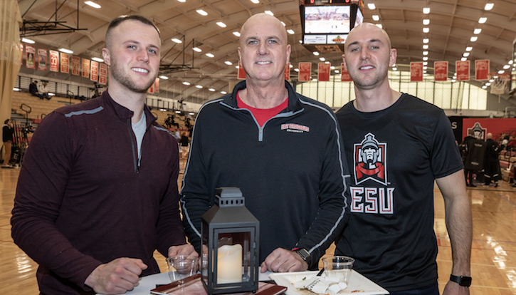 Alumni come out for ESU Men’s and Women’s Basketball reception