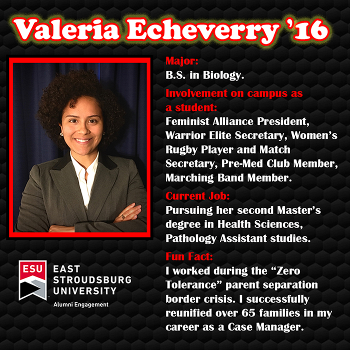 Valeria Echeverry ’16 