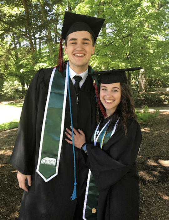 Rebecca Stephens ’19 and Kyle Ohocinski ’19 