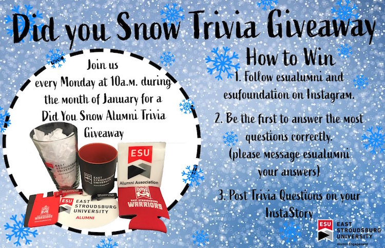 Did you Snow Trivia Giveway