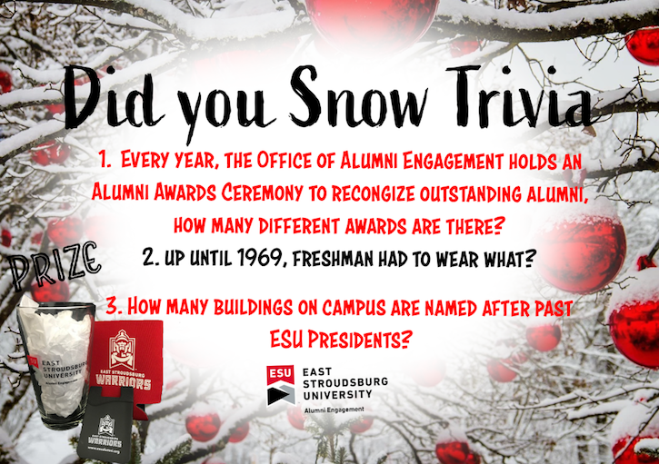 Did you Snow Trivia? Did you Snow Trivia?